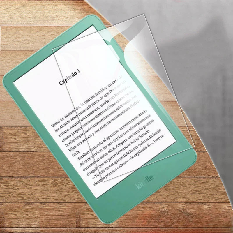 6-Inch (15.2 cm) HD Tempered Glass Screen Protector Full Cover 9H Scratch Resistant for eReader Tablets