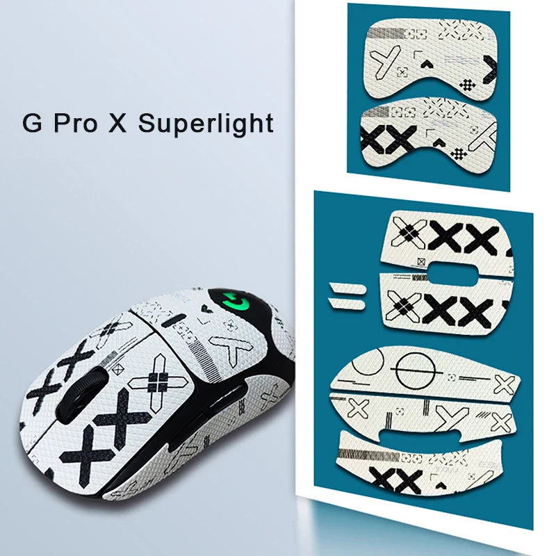 Anti-Slip Mouse Grip Tape — Ultra-Thin Sweat-Wicking Full-Body Skate Sticker for Wireless Gaming Mice