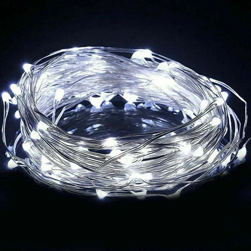 Button Cell LED Fairy String Lights - Battery Powered Micro LED Garland for Home, Bedroom, Garden, Wedding & Christmas Decor