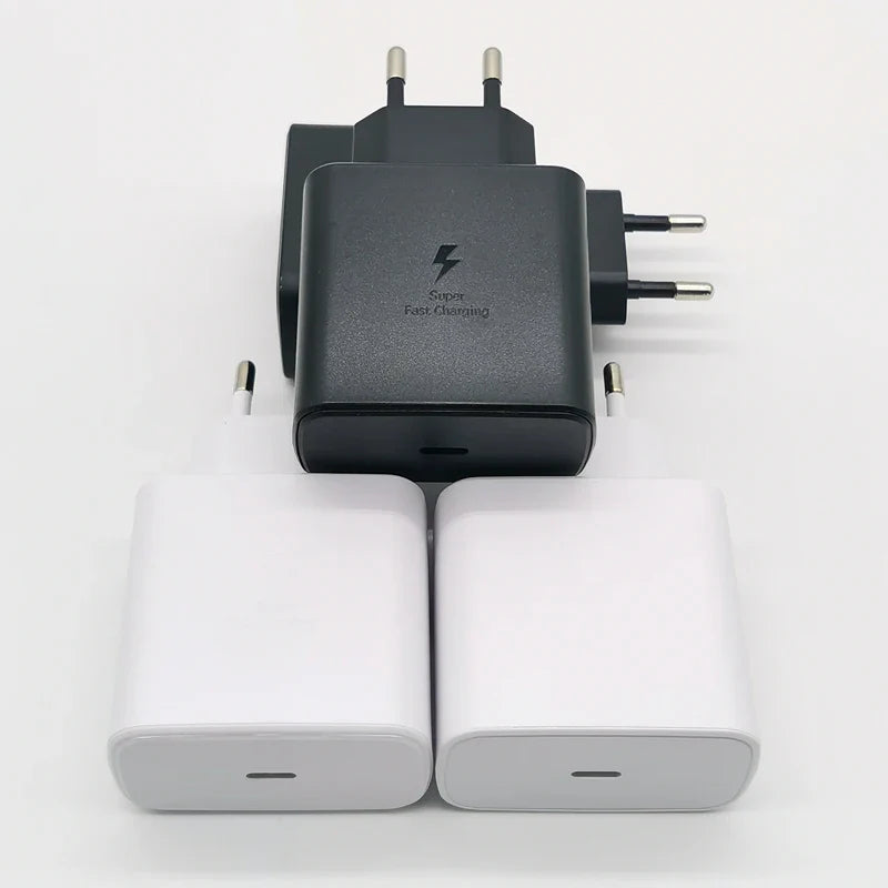 45W USB-C PD Super Fast Charger Adapter with 1.8M (5.9ft) Type-C Cable - EU Plug, Compatible with S24/S23/S22/S21/S20/Note/Flip/Fold Series