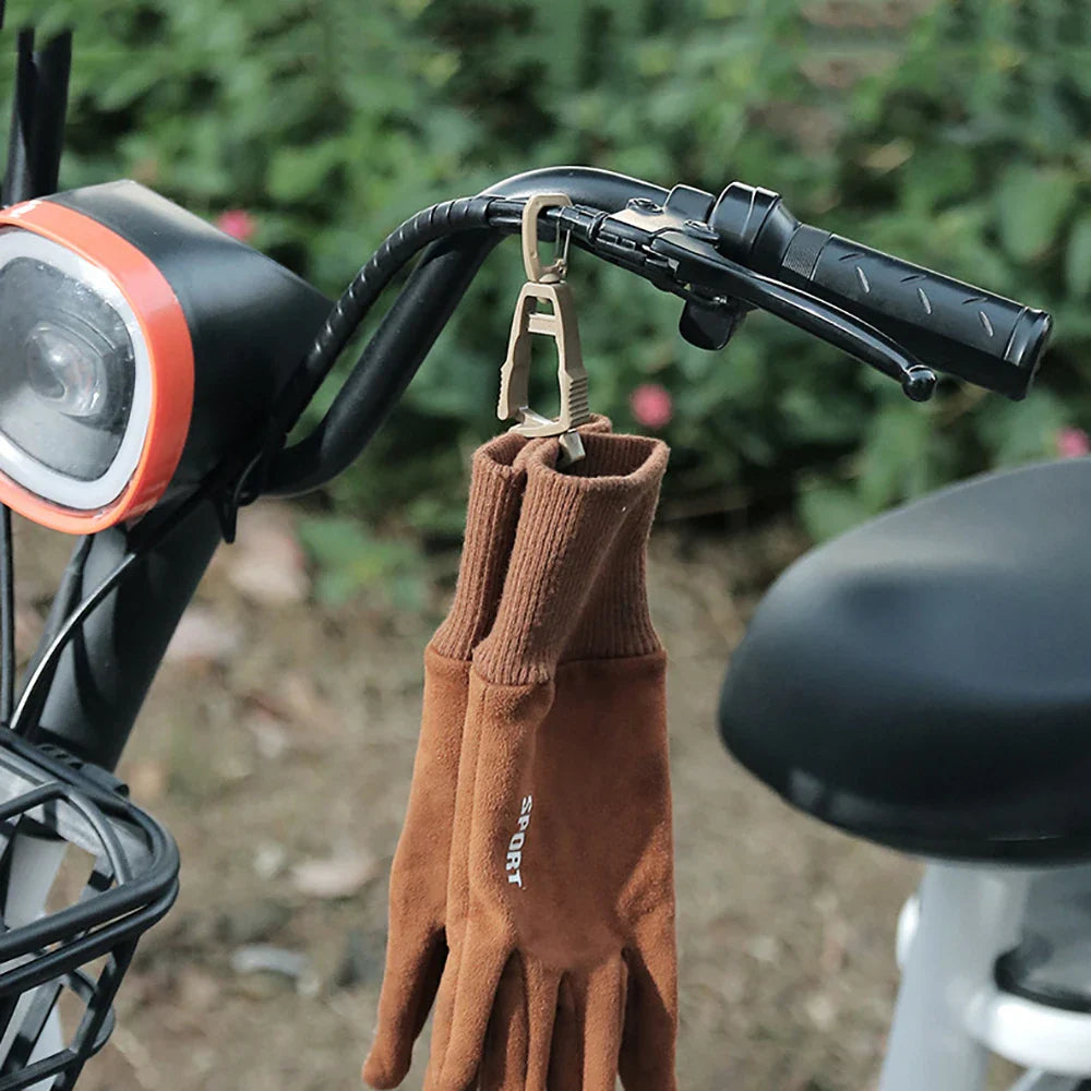 Rotating Multi-Purpose Glove Clip Holder Anti-Drop Work Glove Hanger Clamp for Camping and Tools