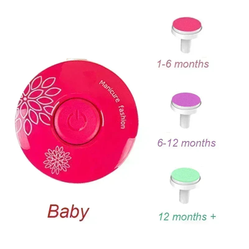 Electric Baby Nail Trimmer and Polisher, Safe Infant Nail File Kit for Newborns and Toddlers