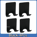 Punch-Free Wall Razor Holder — 1/2/4/6-Pack Adhesive Shaver Rack, Bathroom Organizer Hook