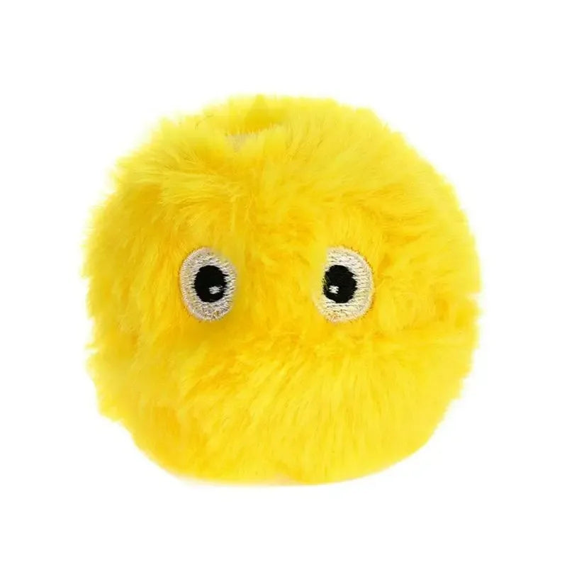 Interactive Chirping Plush Ball Cat Toy – Frog, Bird & Cricket Sounds, 2.17 in (5.5 cm) Rolling Teaser