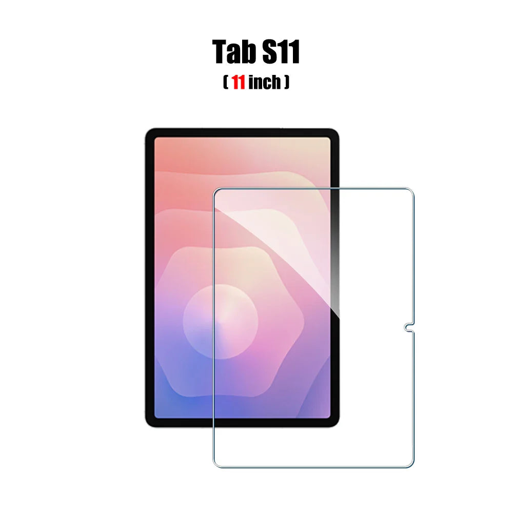 Tempered Glass Screen Protector for Galaxy Tab S6 Lite, A9/A9 Plus, A8, S7 FE, S8/S9/S9 Plus/S9 FE, S10/S11 — 1 Pack