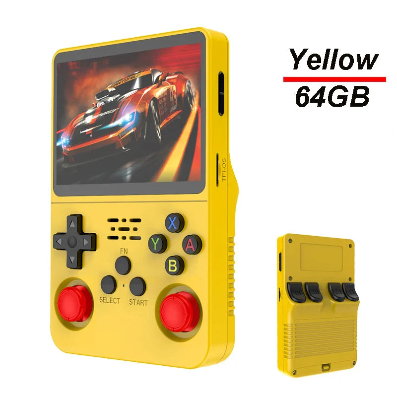 Retro Handheld Game Console 3.5-Inch (8.9 cm) IPS 640x480 — 3200mAh Portable Pocket Gamer with Dual Joysticks, Bluetooth & USB-C, 15,000+ Classic Games
