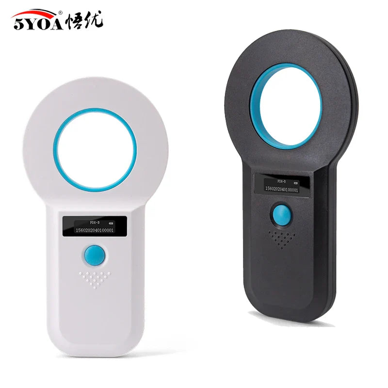 Handheld Pet Microchip Reader OLED — EMID & FDX-B (ISO11784/85) RFID Rechargeable Scanner for Dogs, Cats & Pigs