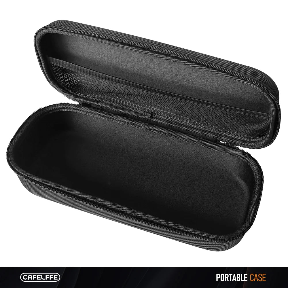 Portable EVA Protective Case for Coffee Machines & Espresso Accessories — 290 x 120 x 80 mm (11.4 x 4.7 x 3.1 in)