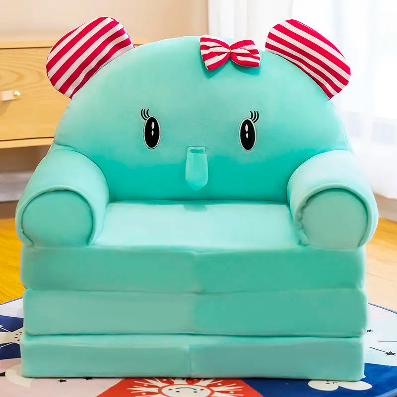 Kids Princess Sofa Removable Washable Foldable Children's Cartoon Armchair Toddler Couch