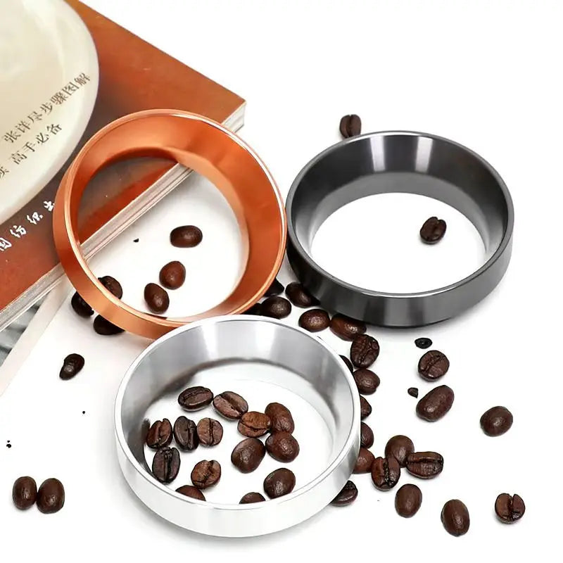 Magnetic Aluminum Dosing Ring for Espresso Portafilter — Fits 51mm, 54mm, 58mm