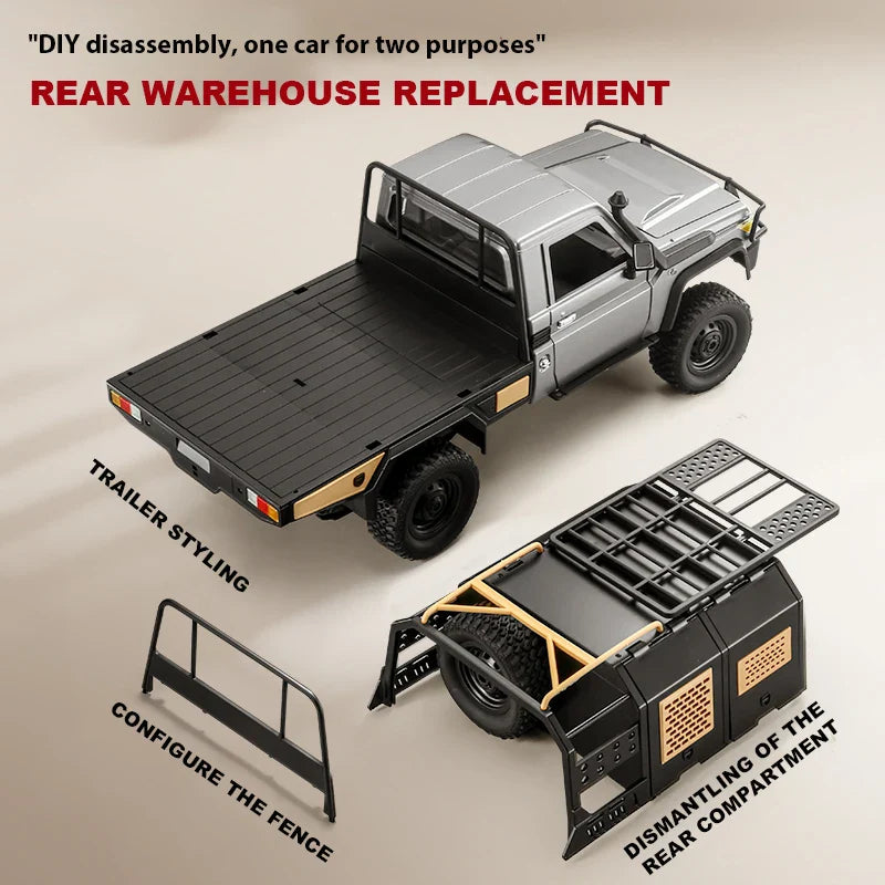 ZWN MN82 MN82S 1/12 RC Pickup Truck 4WD Off-Road Climbing Toy