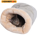 Semi-Enclosed Washable Cat Sleeping Bag Bed – Warm Nest for Small/Medium Cats, 65 x 48 cm (25.6 x 18.9 in)