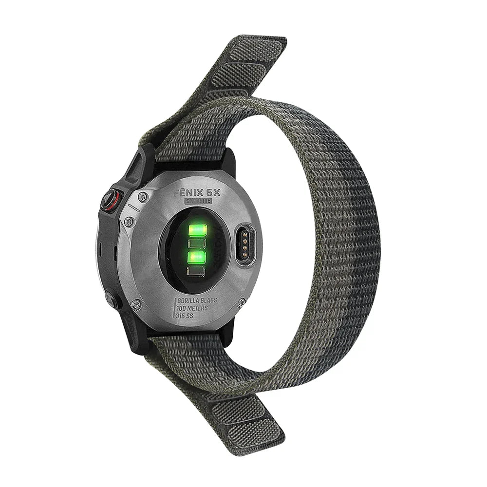 22mm 26mm QuickFit Nylon Loop Strap For Garmin Tactix 7 AMOLED Delta Bravo Band For Garmin Fenix 7X 6 PRO 5 3 Braided Watchbands