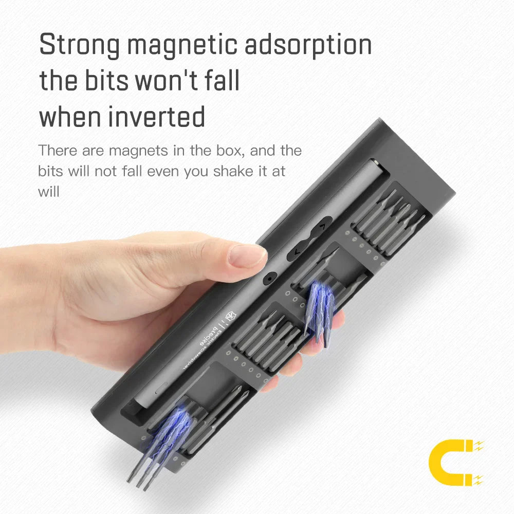51-in-1 Mini Rechargeable Electric Screwdriver Set — Precision Cordless Magnetic Repair Kit for Phones, Laptops & Electronics