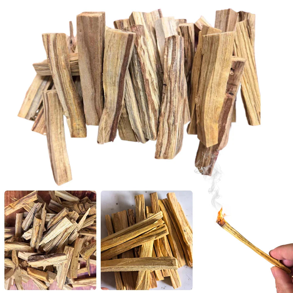 Palo Santo Sticks (1–20 PCS) Natural Incense Smudge Sticks for Purifying, Healing & Stress Relief – Wooden Aroma Diffuser for Home & Living Room