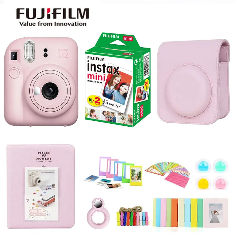 Instant Mini Film Camera with Film Pack and Camera Bag Options, Instant Print Photo Camera