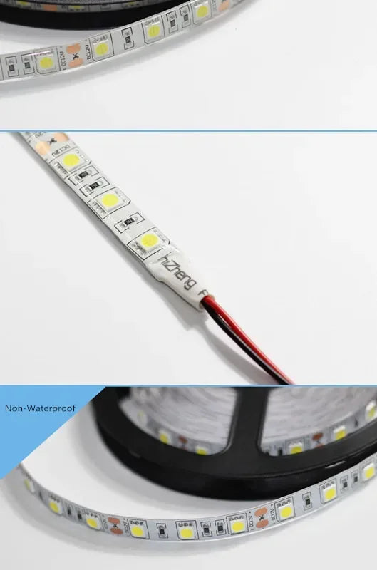 5V USB LED Strip Light Warm & Cool White 1m–5m (3.3–16.4 ft) Waterproof TV Backlight Flexible LED Tape