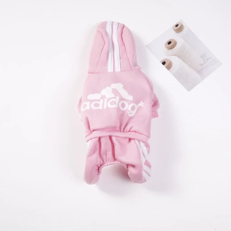 Warm Polyester Dog Jumpsuit for Small & Medium Dogs – Puppy Outfit for Chihuahua, Pug, French Bulldog