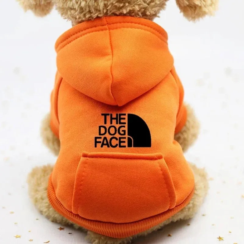 Autumn Winter Cowboy Pocket Two-Leg Pet Sweater Windproof Sports Jacket for Dogs & Cats