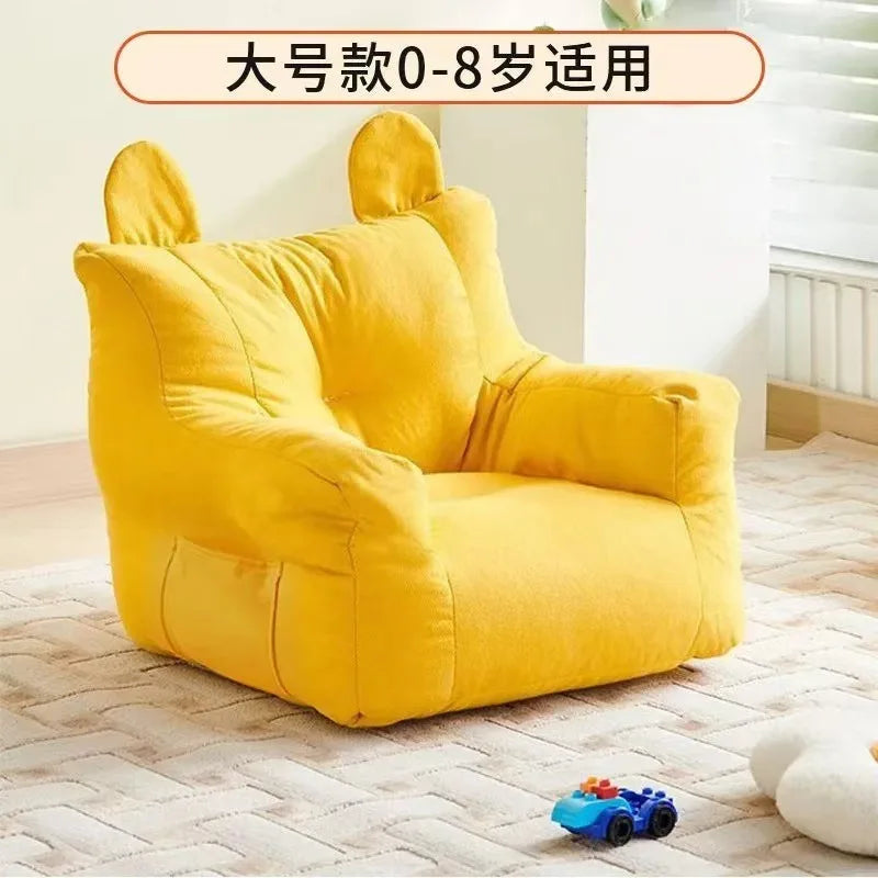 Toddler Armchair Upholstered Kids Sofa Chair for Boys & Girls, Single-Seat Mini Couch for Playroom with Lightweight Washable Cover