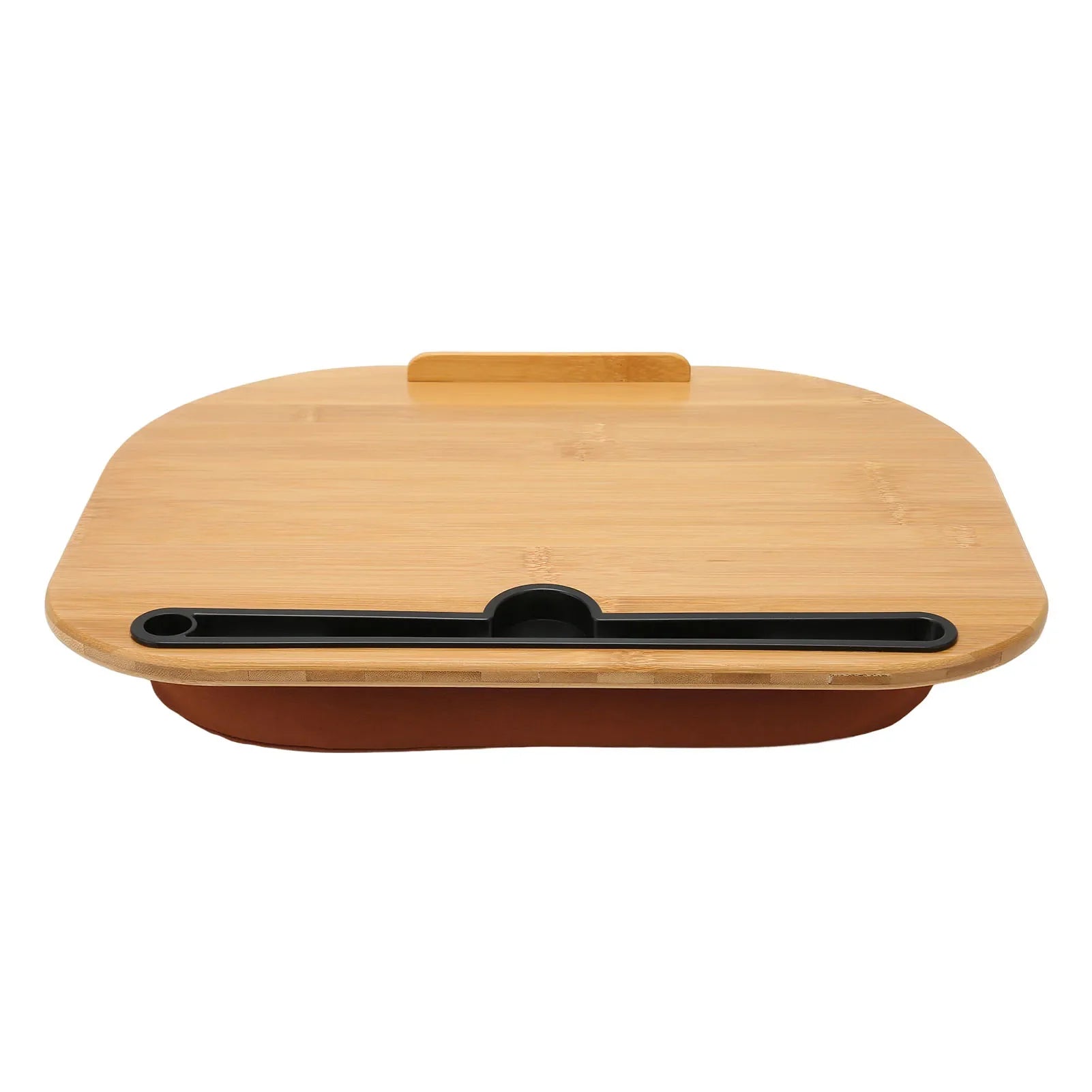 Bamboo Lap Desk with Cushion Pillow — Portable Laptop & Tablet Stand for Up to 15.6-inch (39.6 cm) Laptops