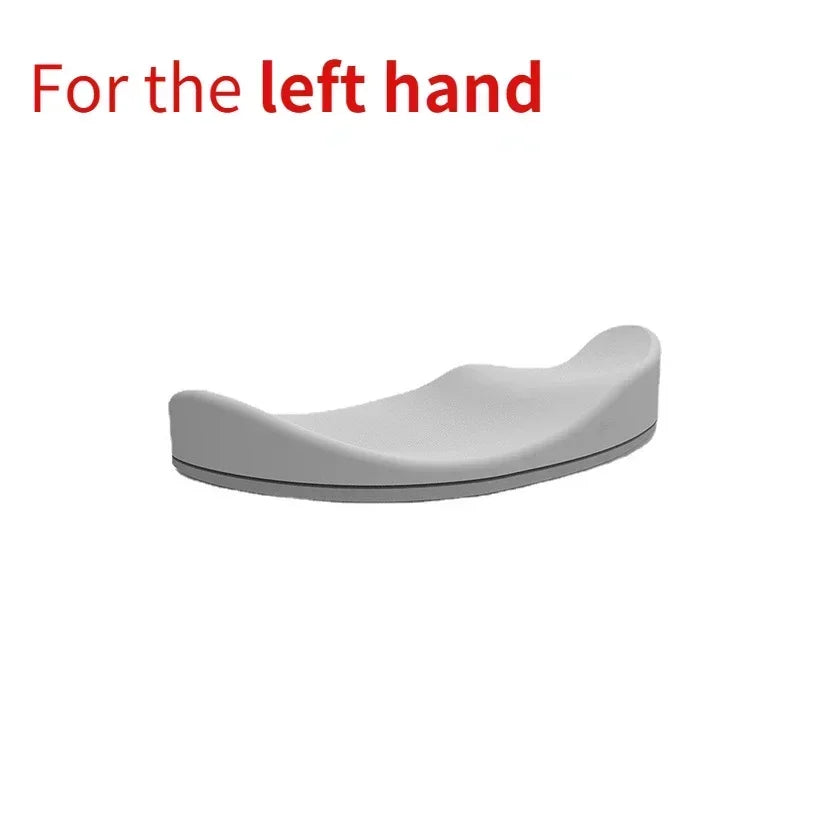 Ergonomic Silicone Gel Wrist Rest Mouse Pad — Non-Slip Support for Office & Gaming (10 x 4 x 1.7 cm / 3.9 x 1.6 x 0.7 in)