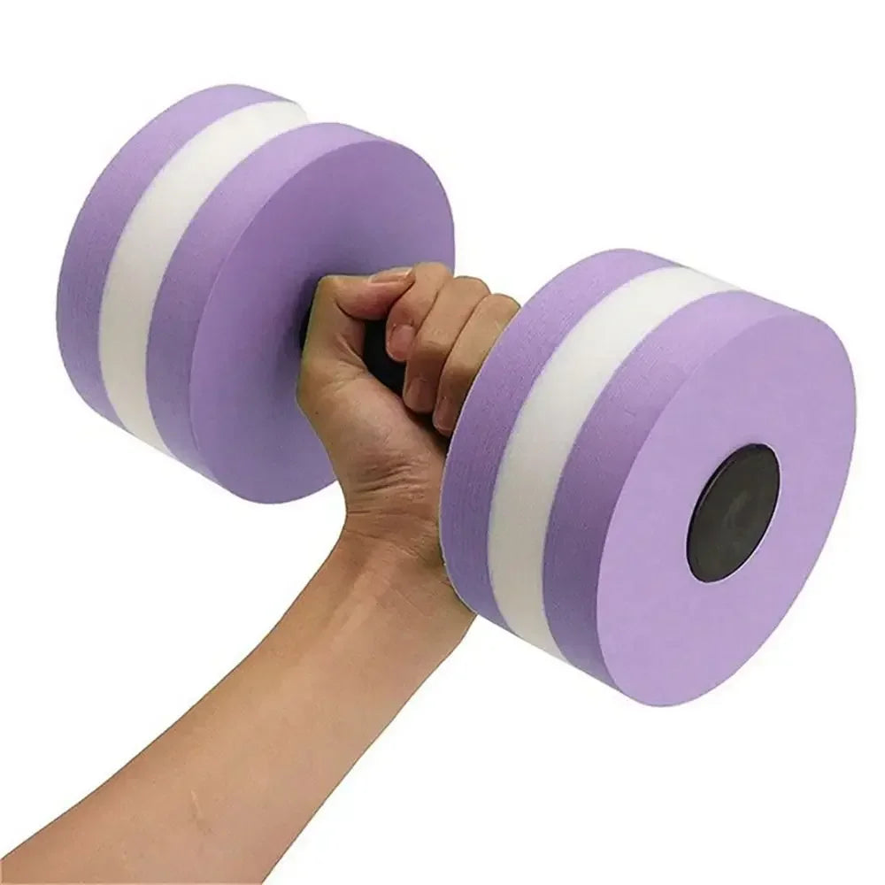 EVA Water Dumbbell – Floating Pool Aerobics Foam Dumbbell for Aquatic Fitness (10.63 in / 27 cm)