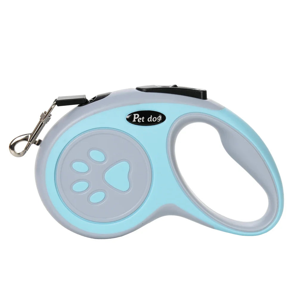 Retractable Dog Leash 3M (9.8 ft) / 5M (16.4 ft) Nylon Automatic Pet Leash – Quick Release, Durable for Small to Large Dogs & Cats