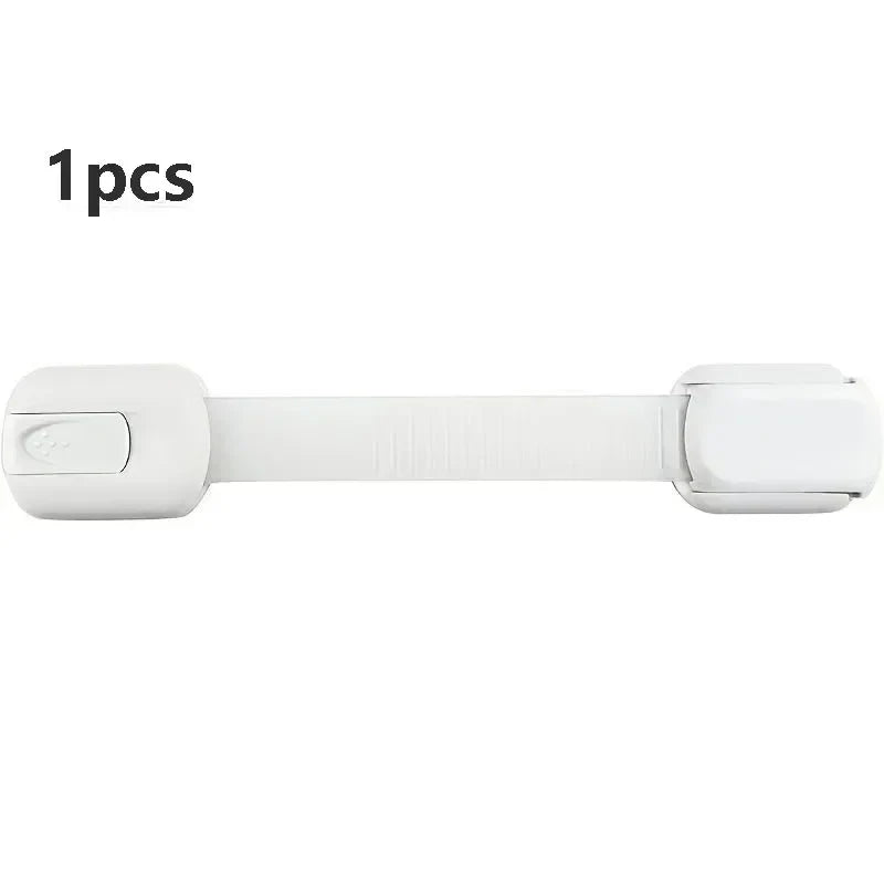 Baby Safety Cabinet Locks – Adhesive Childproof Drawer & Door Latches, Secure Strap Locks for Cabinets & Drawers