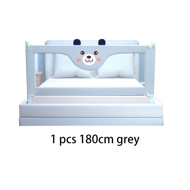 Liftable Baby Bed Guardrail – Strong Safety Rail & Crib Side Bumper, 1.5 m (59 in), 1.6 m (63 in), 1.8 m (71 in), 2.0 m (79 in)