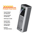 100W PD 20000mAh Power Bank - Fast Charging Portable Charger for Laptop, iPhone, Samsung, Xiaomi