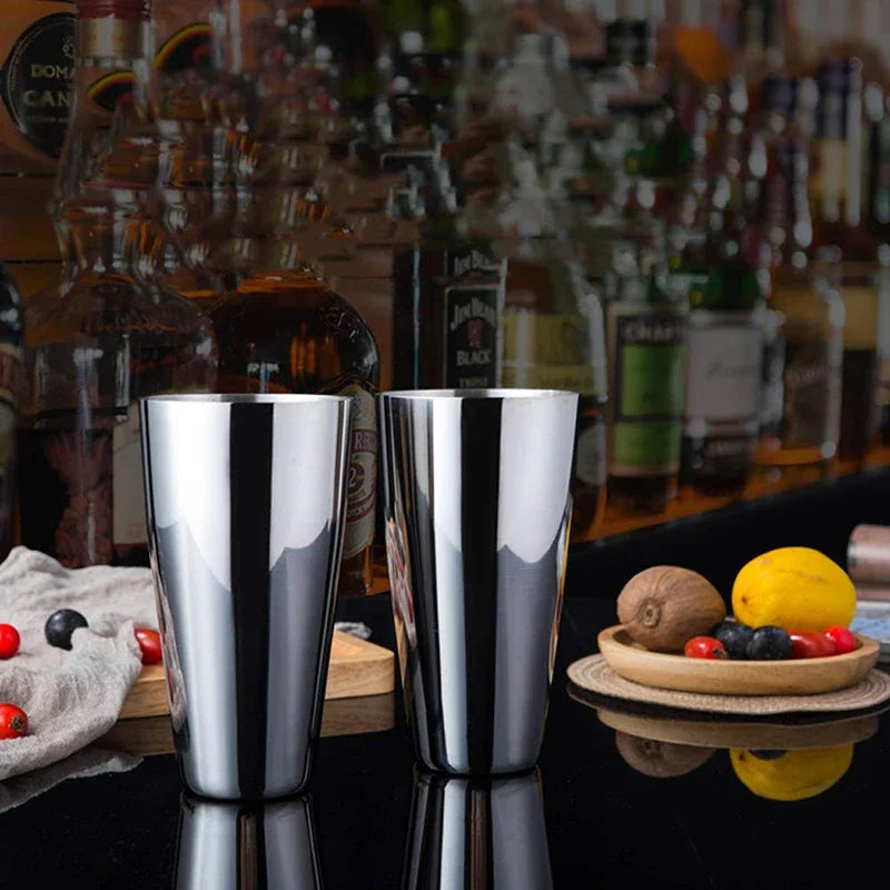 Boston Shaker Set – Professional Stainless Steel Cocktail Mixer & Bartender Kit