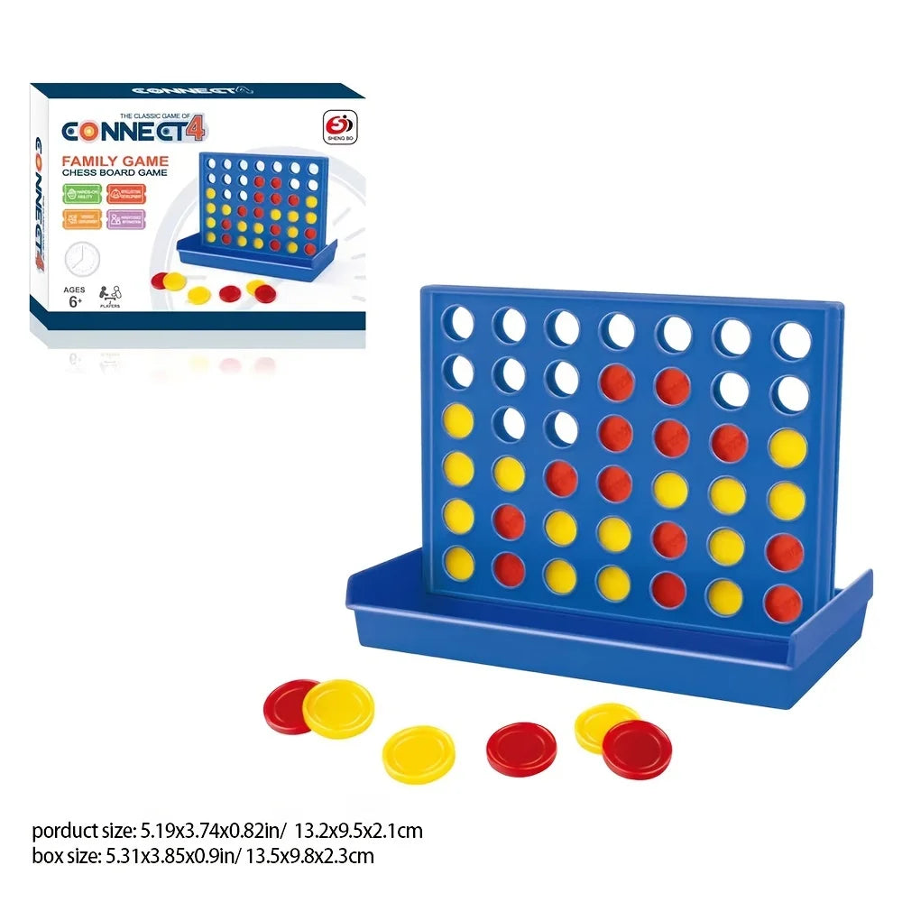 Classic Connect 4 2-Player Game — Get 4 in a Row Board Game for Kids & Family (Ages 6+)