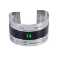 Stainless Steel Snap-On Wine Thermometer Collar – LCD Bottle Temperature Clip for Wine, Champagne & Beer