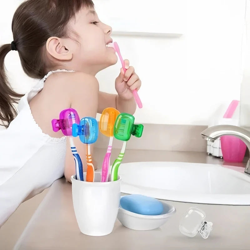 Travel Toothbrush Head Covers 2/4/10-Pack Portable Protective Plastic Toothbrush Caps