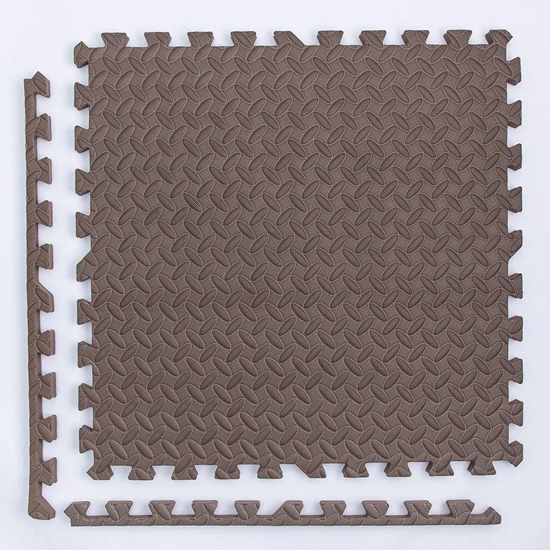 Interlocking Foam Puzzle Play Mat Tiles 30cm x 30cm (11.8 x 11.8 in) — 1cm Thick Baby & Kids Floor Padding for Playroom, Exercise, Yoga