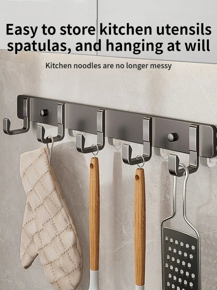 Heavy Duty Aluminum Wall Hooks for Coats & Bags, Entryway, Closet & Wardrobe Robe Hooks (1-3 Pack)