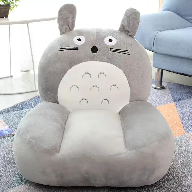 Foldable Kids Cartoon Sofa Bed — Plush Toddler & Baby Seat, Princess Nap Cushion