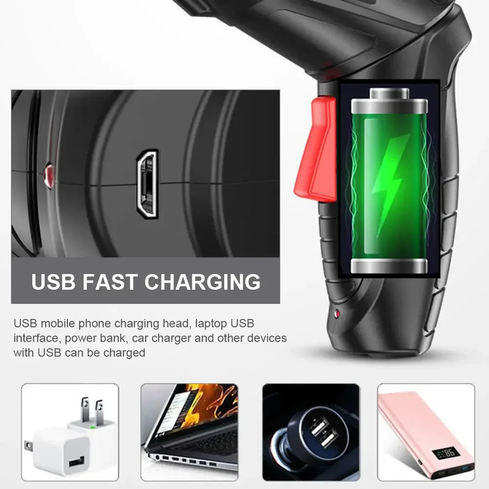 3.6V Rechargeable Cordless Electric Screwdriver Drill Set – 1800mAh Mini Power Driver with LED & USB Charging
