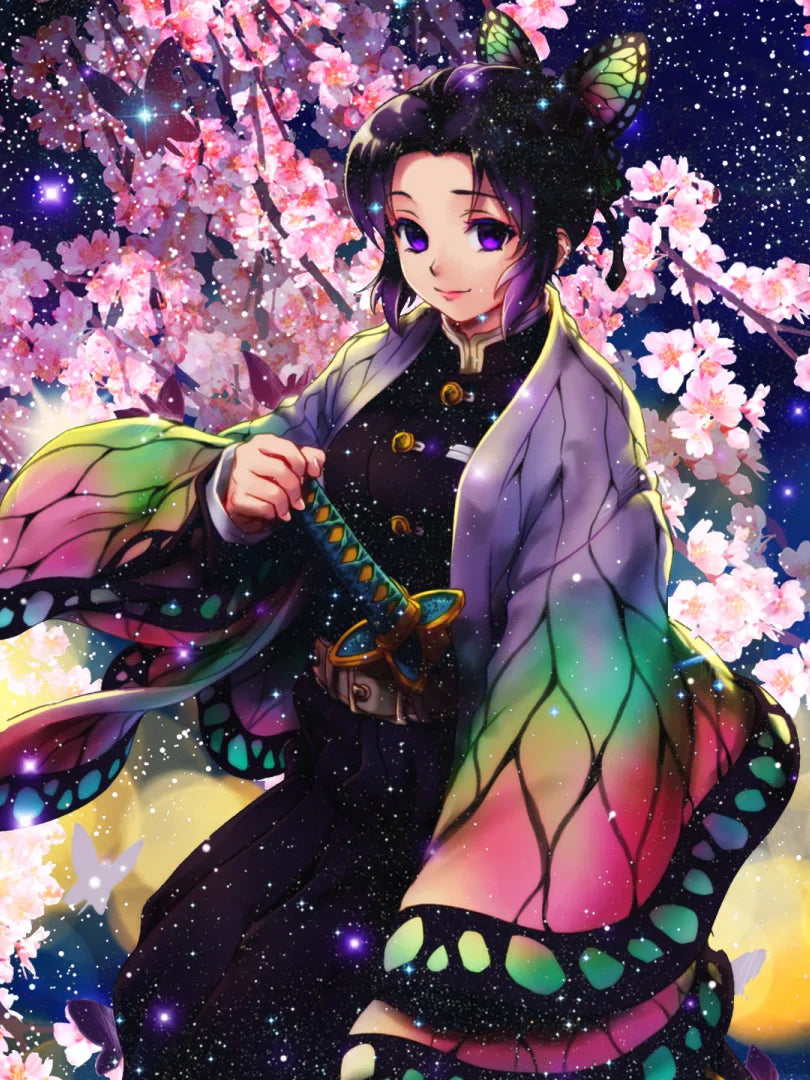 Demon Slayer 5D Diamond Painting Kamado-Nezuko Diamond Embroidery Full Diamond Mosaic DIY Rengoku Kyoujurou Decorative Painting
