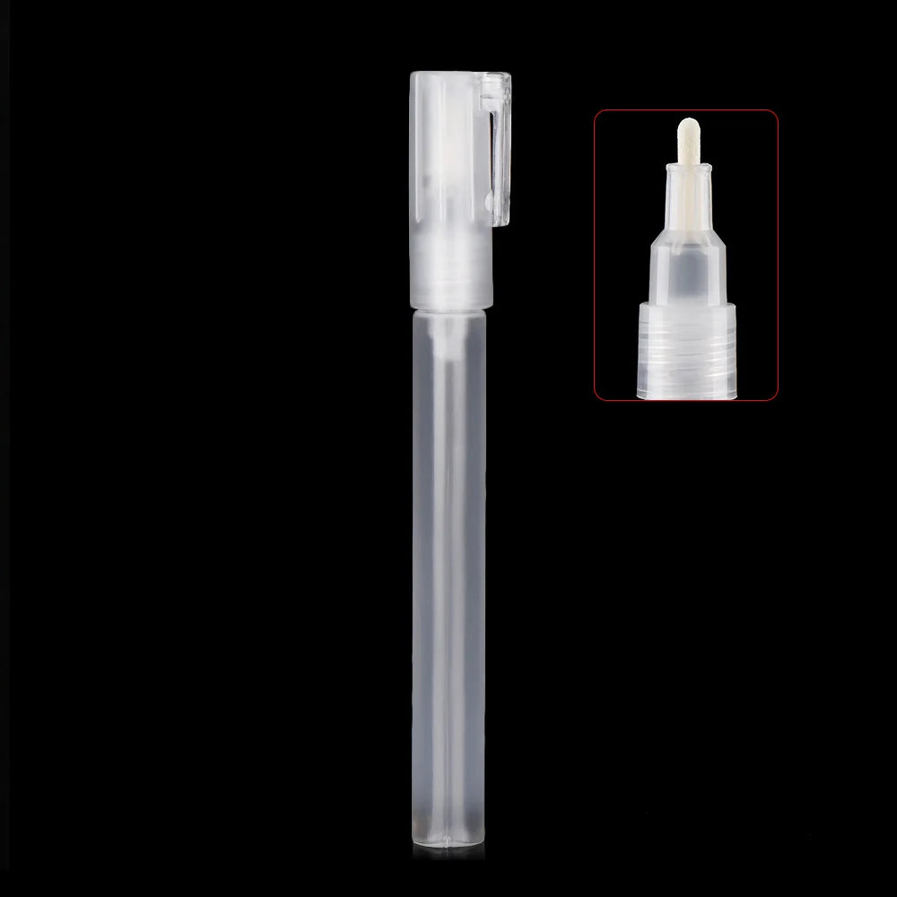 Refillable Transparent Empty Paint Pen Rod – Reusable Liquid Ink Marker Accessory for Graffiti & Chalk, Tip Sizes 0.7–50mm (0.03–1.97in)
