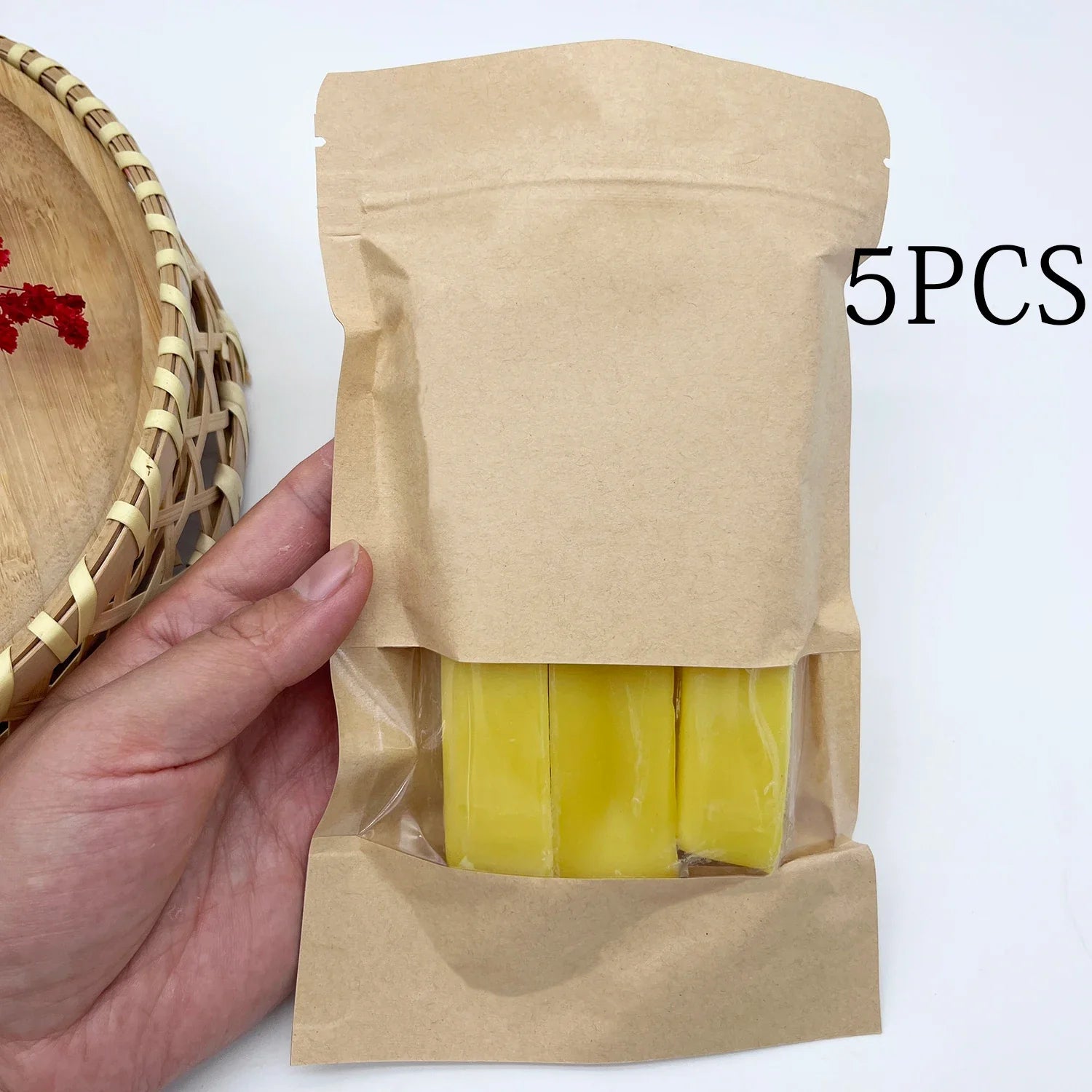 Natural Yellow Beeswax Sticks for Candle Making, Furniture Polishing & DIY Crafts - 5/10/15 Pack