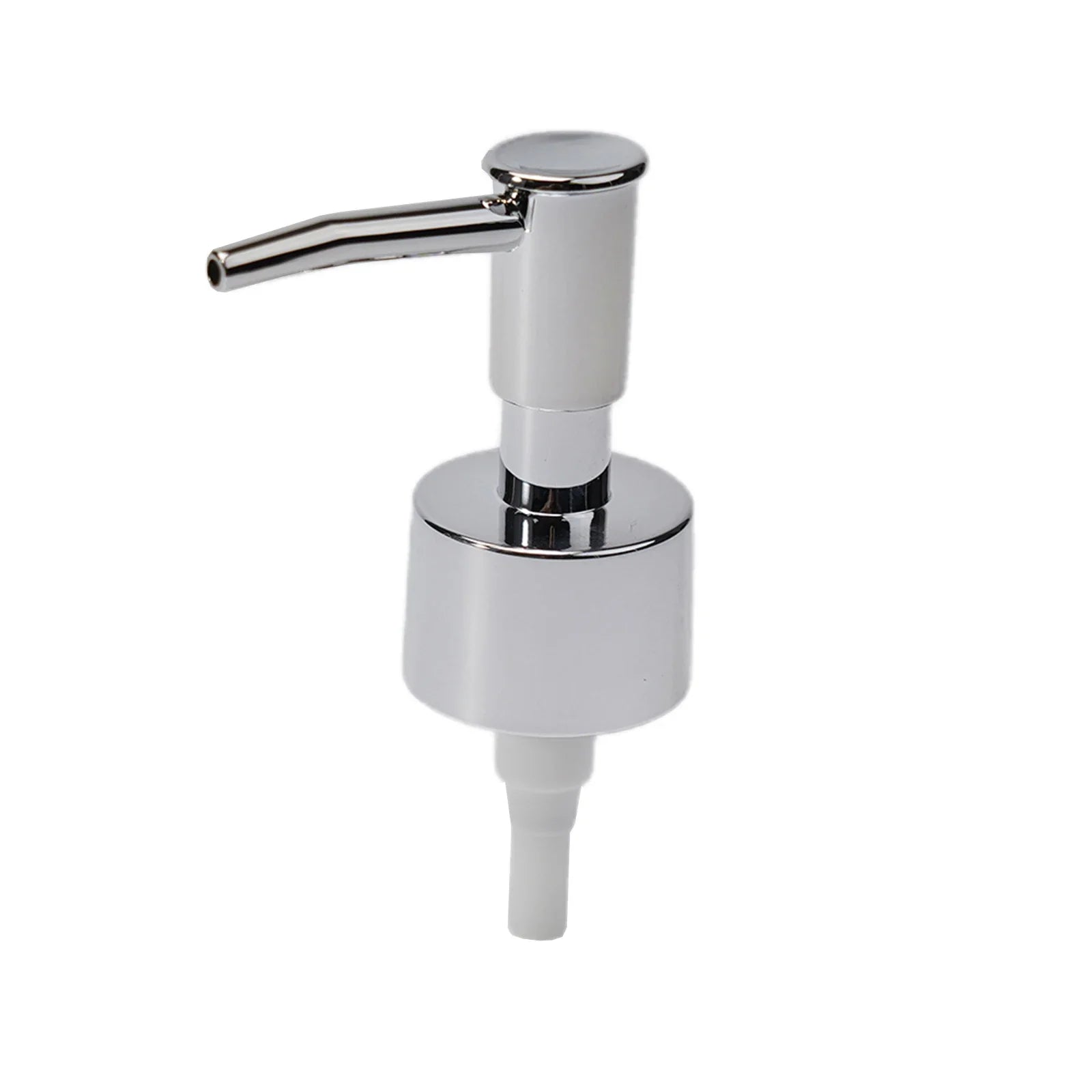 28/400 Thread Reusable Soap Dispenser Pump Head Brushed Finish Replacement for Kitchen & Bathroom Bottles