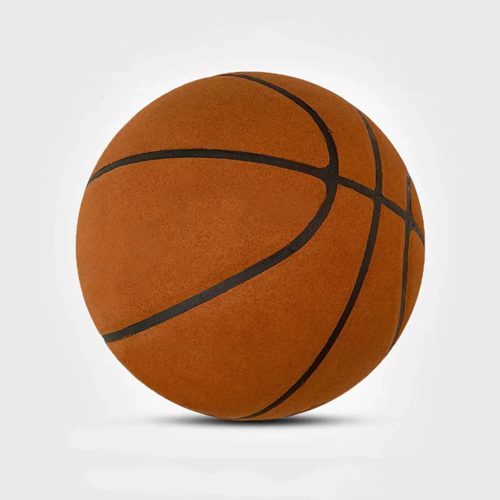 Silent Indoor Foam Basketball – Size 7 (29.5 in / 75 cm) Quiet Airless Dribble & Dunk Training Ball