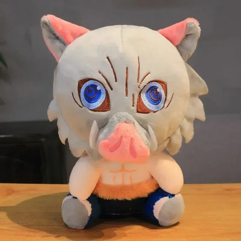 Demon Slayer Plush Doll 20 cm (8 in) - Tanjirou Nezuko Zenitsu Kyojuro Soft Anime Stuffed Toy Gift