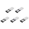 4x Foldable Pocket Magnifier with LED Light — Mini Handheld Loupe for Jewelry, Reading & Antiques