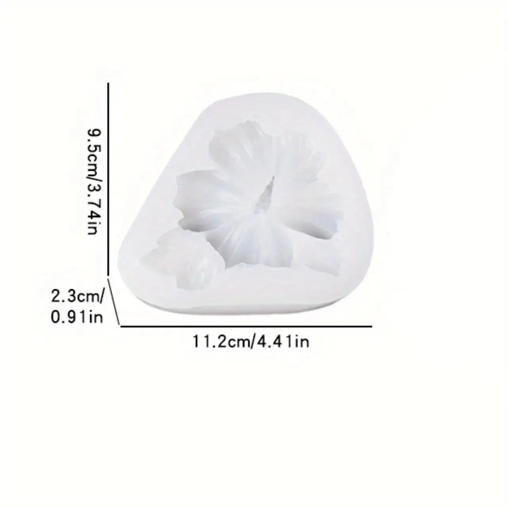 1 Reusable Rose S1-Pack Rose Silicone Mold for Soap, Candle, Clay & Plaster Crafts, Layered Petal Realistic Center, Flexible Reusable DIY Mold