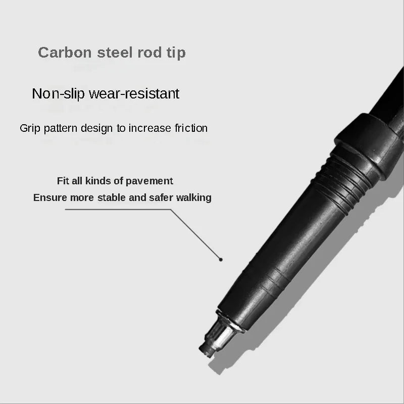 2-Pack Telescopic Trekking Poles 62–135 cm (24–53 in) Ultralight Aluminum Hiking Poles with Quick-Lock, Anti-Shock & Carbon Steel Tips