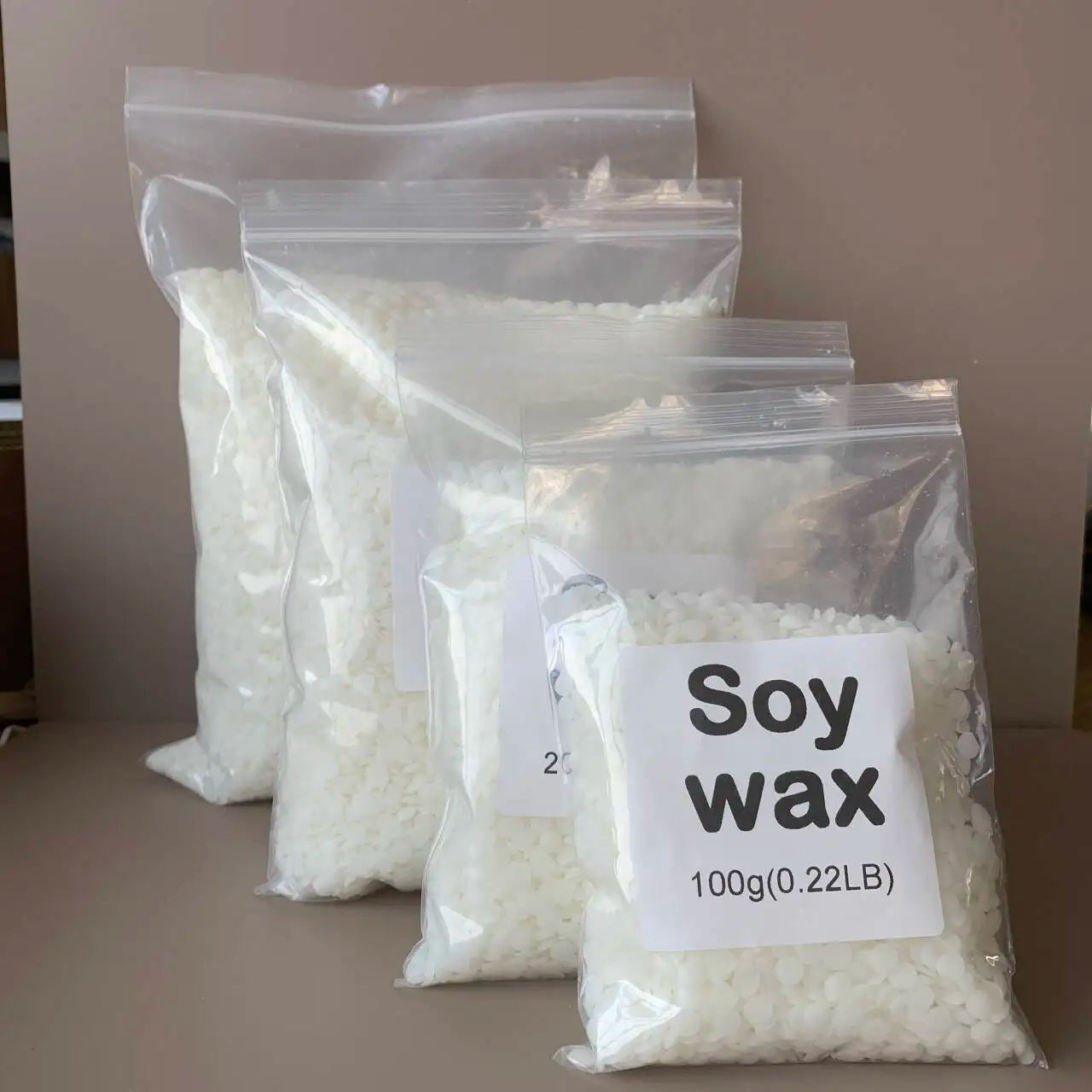 Natural Soy Wax Flakes & Granules for Candle Making – 50g–1000g (1.8–35.3 oz)
