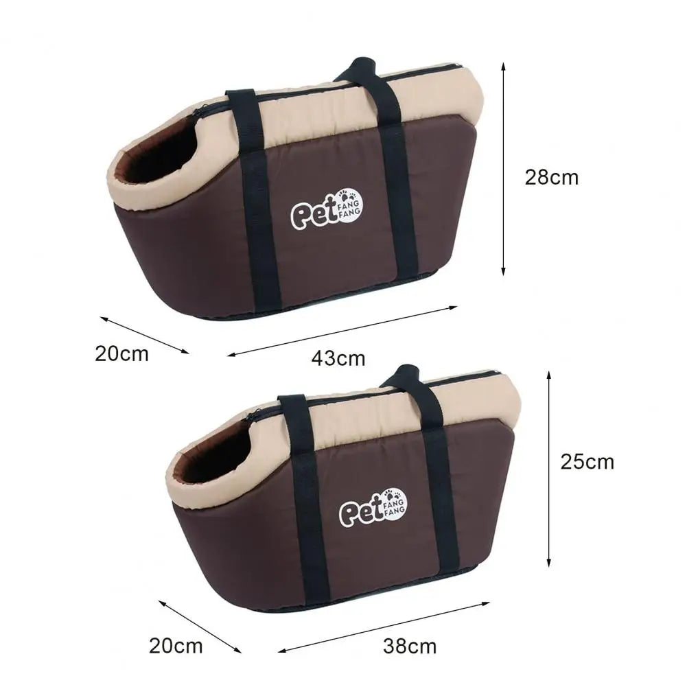 Soft-Sided Pet Carrier Tote – Breathable Adjustable Fabric Cat & Small Dog Carrier (S/L, Up to 10 lb / 4.5 kg)